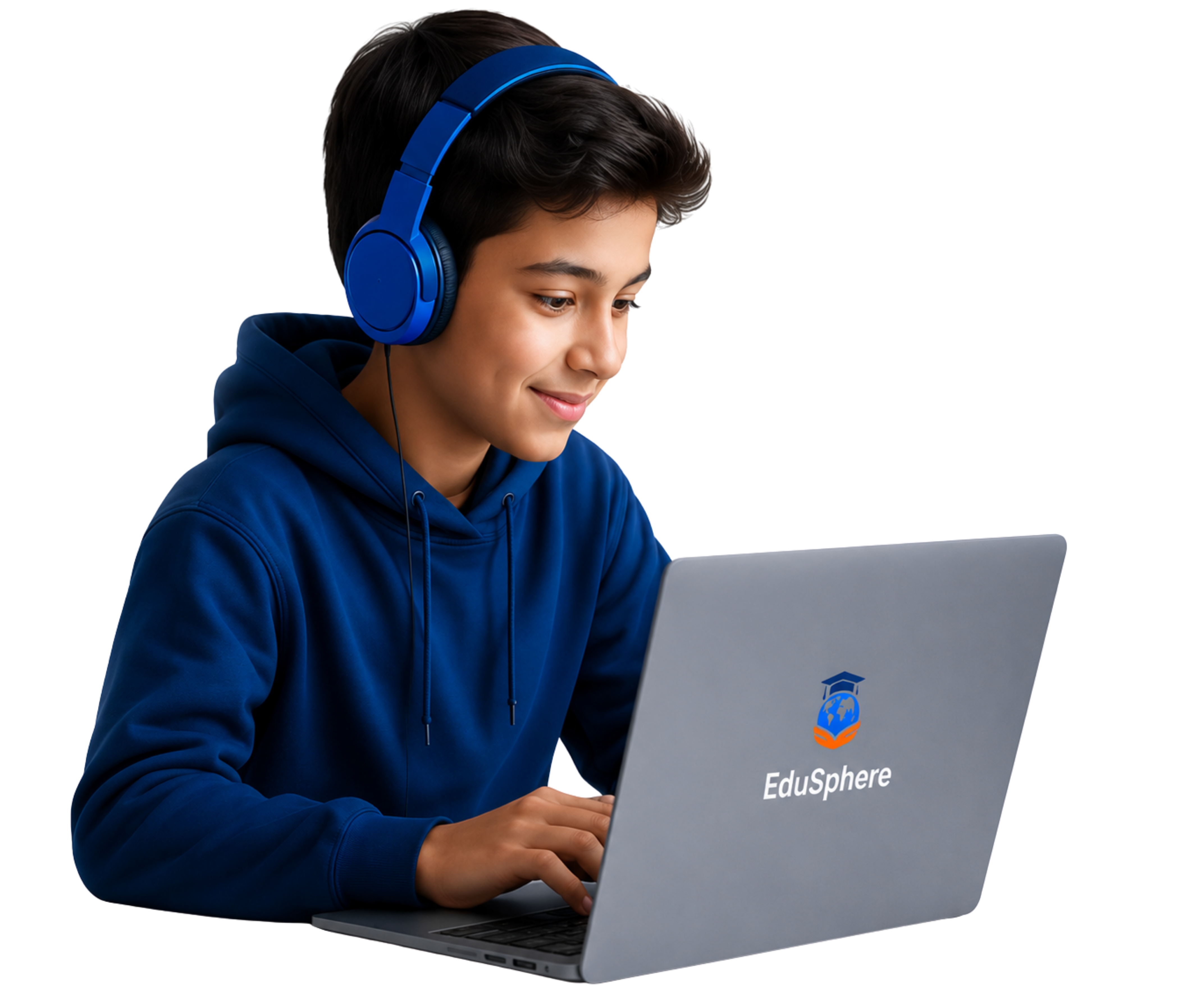 طالب يتعلم على EduSphere